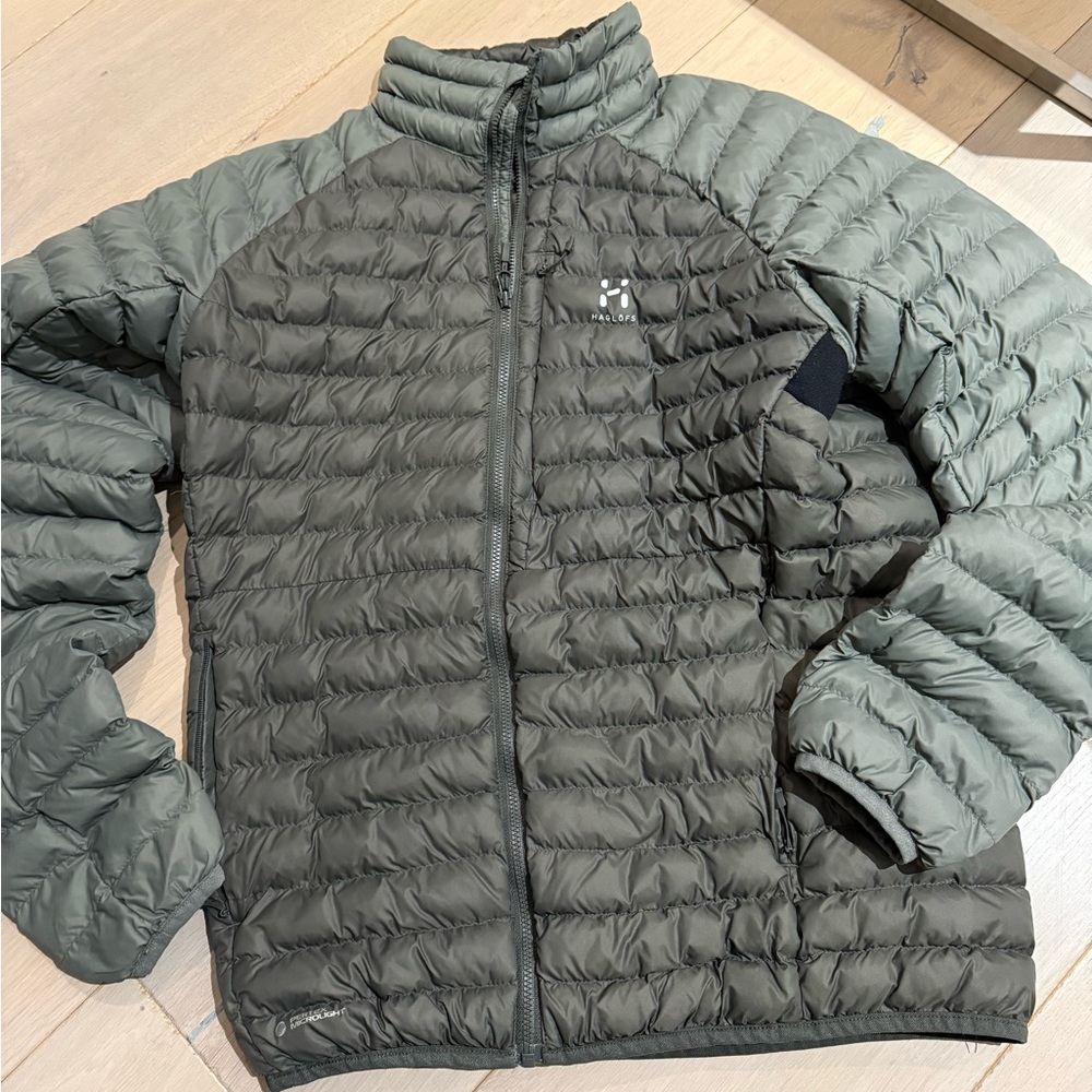 Haglöfs Men's Olive Puffer Jacket